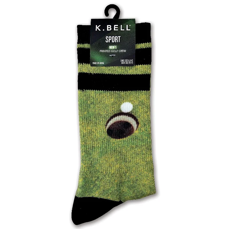 K. Bell Men`s Golf Crew Socks